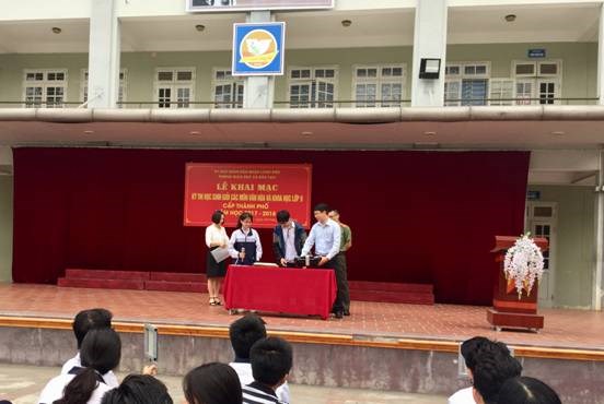 Học sinh Long Biên tham gia kỳ thi học sinh giỏi cấp Thành phố
